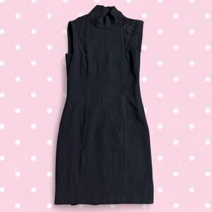 Vintage 90s Gianni Versace Black Dress size 44